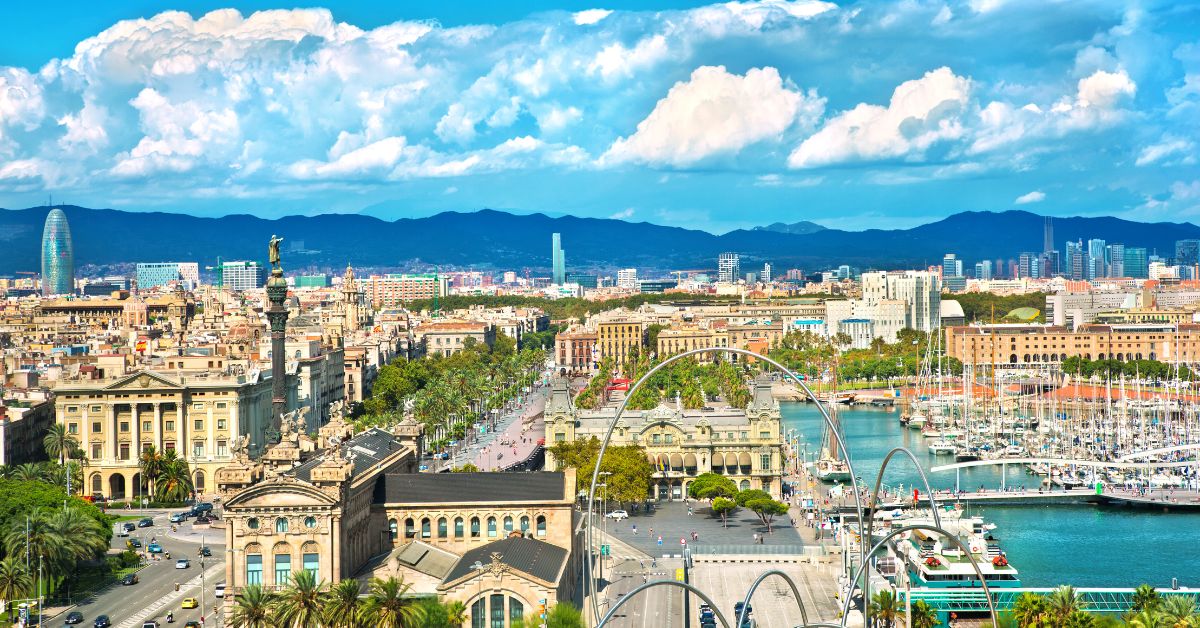 Barcelona i Spanien